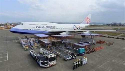 CHINA AIRLINES CARGO 747-400F 60 ANIVERSARIO LIBREA 1:200 - Imagen 10 de 10
