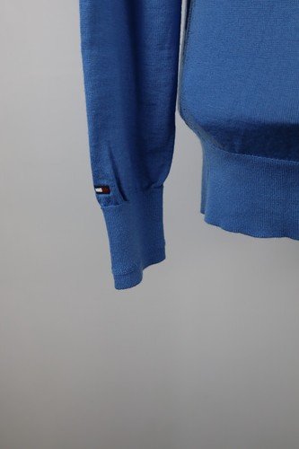 Tommy Hilfiger Suéter Hombre Tg. S Casual Vintage Lana Merino - Imagen 6 de 8