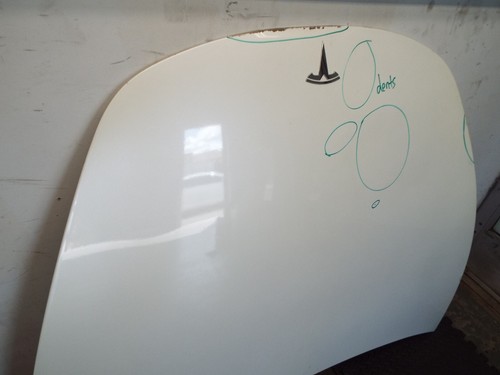 Tesla Model 3 Hood Bonnet White PPSW w/ Damage AS IS - Picture 10 of 17