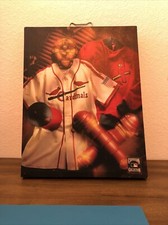 St Louis Cardinals Baseball 18x14 Stretched Framed Canvas Cooperstown Collection