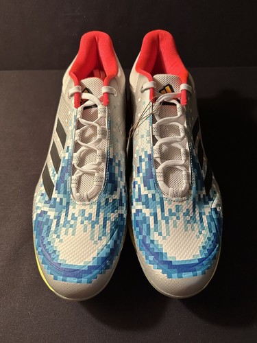 adidas Icon 7 KO Pixelated Metal Baseball Cleats Retro Mens Size 12.5 New GZ0508 - Picture 3 of 5