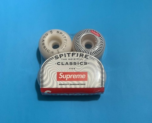 Supreme x Spitfire Classic Skate Wheels | 53mm | White | SS19 - Picture 1 of 2