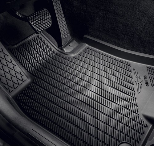 Genuine OEM All Weather Rubber Floor Mats 3PC For 2021~2023+ Genesis GV70 - Picture 2 of 6