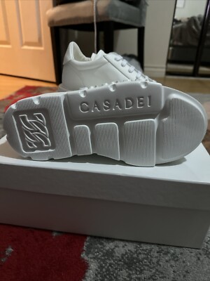 スニーカー CASADEI White leather Nexus sneakers Casadei Nexus Platform Sneakers | eBay