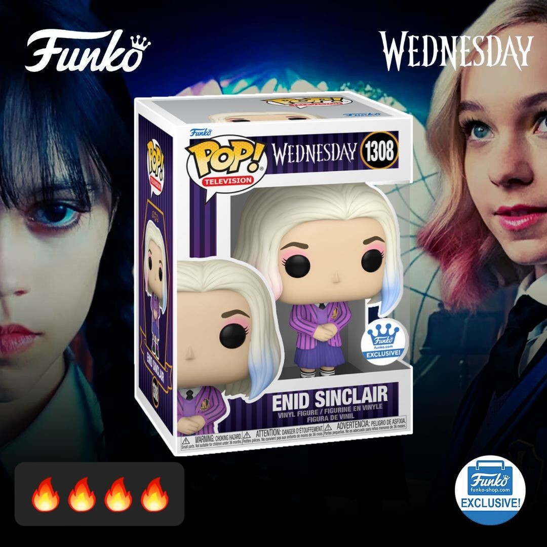 FUNKO POP ENID SINCLAIR 1308 WEDNESDAY FUNKO SHOP EXCLUSIVE POP TELEVISION  NEW