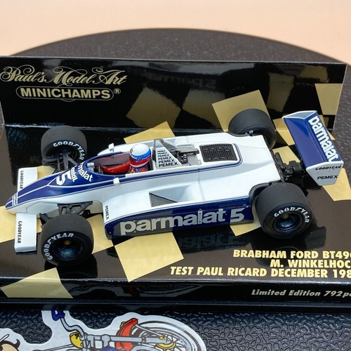 MINICHAMPS 1/43 Brabham Ford BT49C Winkelhock Paul Ricard 1981 #5 400810105 - Picture 1 of 10