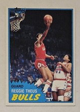 REGGIE THEUS 1981-82 Topps #69MW All-Star All-Rookie