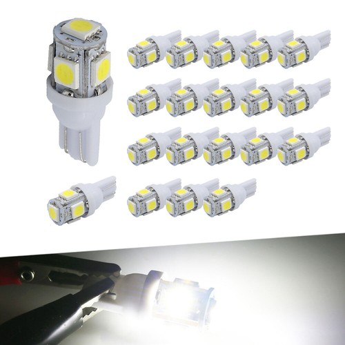 20X T10 921 5050 Chip LED License Plate Interior SMD Light Bulbs 6000K White - Picture 2 of 7