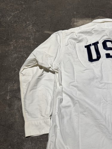Vintage Ralph Lauren Sport USA FLAG Blaire Button Down Shirt USA SPELLOUT XL - Picture 15 of 19