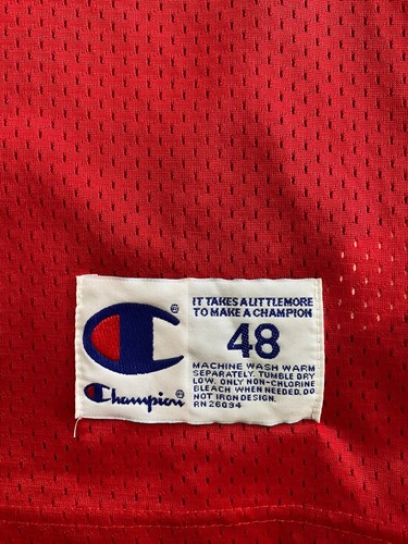 Warrick Dunn Tampa Bay Buccaneers Champion Vintage 90s Jersey 48 Men XL USED - Picture 8 of 9