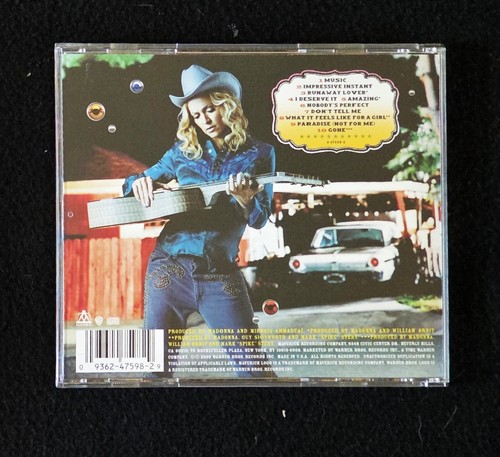 Madonna Original CD Album Music 2000 Original Edition - Picture 2 of 2