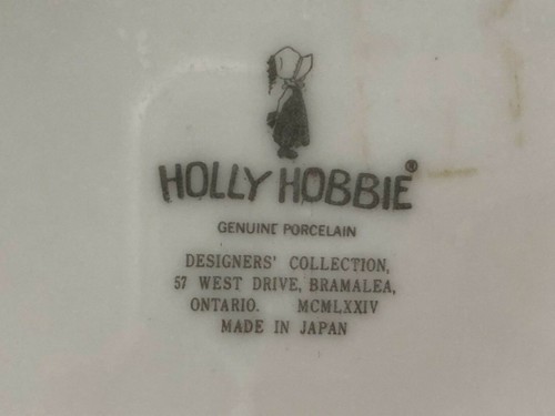 Vintage Holly Hobbie Decorative Plate 6.5 in Gather Bouget of Nice Things 1975 - Picture 3 of 3