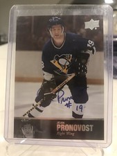 2020-21  SP SIGNATURE EDITION LEGENDS-JEAN PRONOVOST-AUTO-photograph card