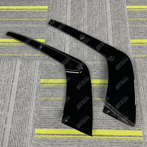 Glossy Black/Carbon Fiber Rear Diffuser Protect Lip Kit Fits BMW M6 F06 F12 F13 - Picture 32 of 34