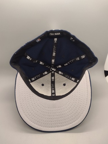 Men's New Era Navy Blue Dallas Mavericks Official 9FIFTY Fitted 7 1/2 Mint - Picture 6 of 10