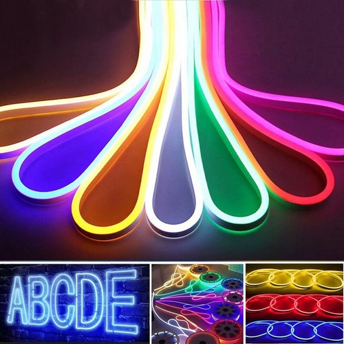 1M-5M DC 12V 2835 Flexible LED Strip Waterproof Sign Neon Lights Silicone Tube - Picture 3 of 21