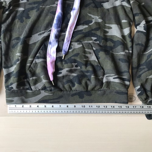 T.La Damen S Army Camo Hoodie Batik Kordelzug Sweatshirt Anthropologie TLA - Bild 8 von 13