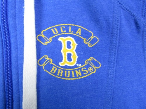 UCLA Bruins Pullover Herren mittelblau Hoodie College Universität mit durchgehendem Reißverschluss Sport - Bild 4 von 13