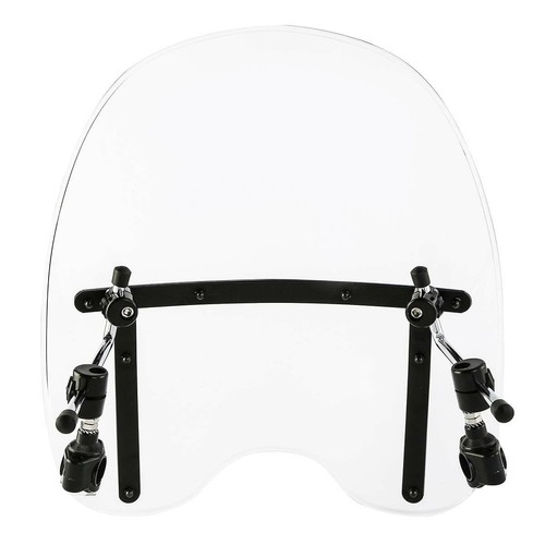 Front Windshield Fit For Harley Softail Sportster XL Dyna 7/8'' 22mm Handlebar - Picture 7 of 8