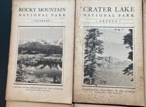 EIGHT 1935 United States Department Of Interior NATIONAL PARKS PAMPHLETS - Imagen 5 de 12