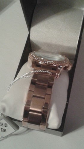 New! Women’s August Steiner Analog Quartz Diamond Rose Gold Watch - AS8100RG - Picture 8 of 9