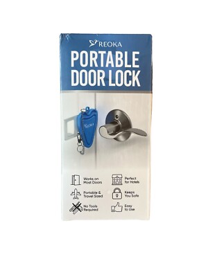 Reoka Portable Door Lock for Bedrooms Hotel Door Lock Apt