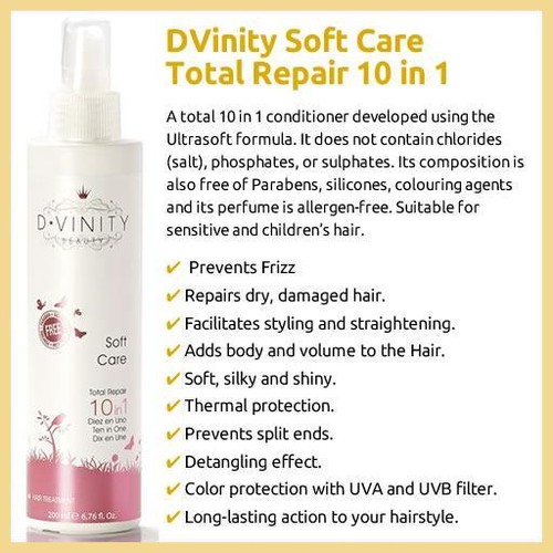 D'Vinity Soft Care Keratin treatment bundle Shampoo Hair Mask 10in1 Total Repair - Picture 6 of 7