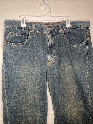Perry Ellis Men's Jeans Size 38x30 Medium Wash Straight Leg Denim - Picture 2 of 19