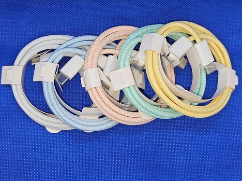 Type C to Type C Cable 3A 60w PD Fast Charging Braided USB C Cable 3 Foot - Picture 5 of 24