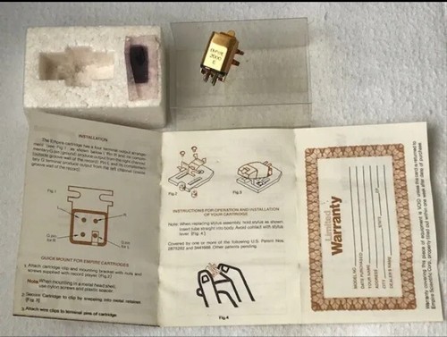 EMPIRE 2000E New Old Stock turntable cartridge - Picture 6 of 7