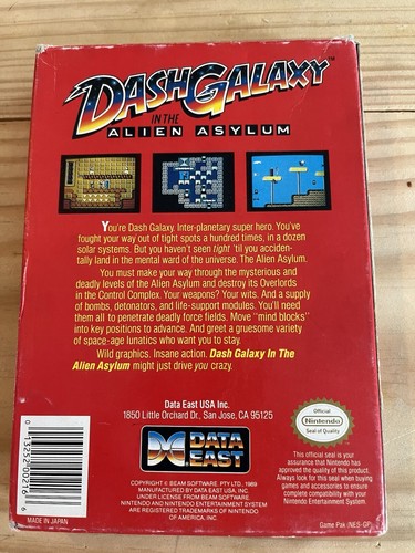 Dash Galaxy in the Alien Asylum (Nintendo Entertainment System, 1990) - Picture 2 of 15