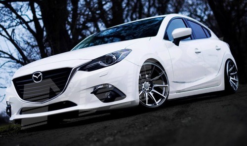 MARS MP-MS Hyper Black Concave 18 Inch JDM Stag Alloy Wheels Rims 5x100 5x114.3 - Picture 4 of 14