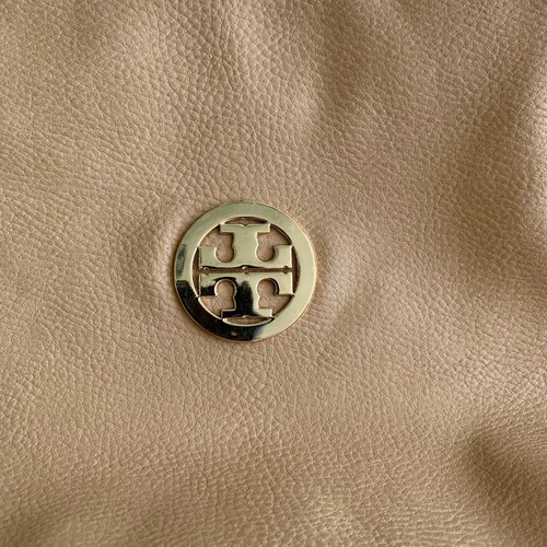 Tory Burch Tan Pebbled Leather Bag EUC - Picture 3 of 6