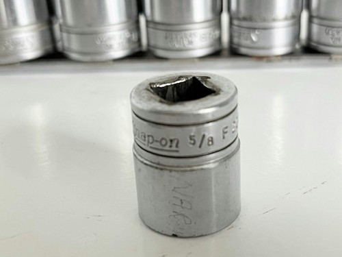 SNAP-ON TOOLS 6-piece 12 Point 3/8" Drive SAE Sockets on Rail 5/8" to 1" Sizes - Picture 6 of 15