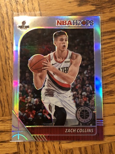 2019-20 Zach Collins NBA Hoops Premium Stock Silver Prizm Trail Blazers #159 - Picture 1 of 2