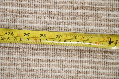 Solid Pattern Light Beige 4x6 ft Gabbeh Indian Rug Modern Décor Office/ Rooms - Picture 11 of 12