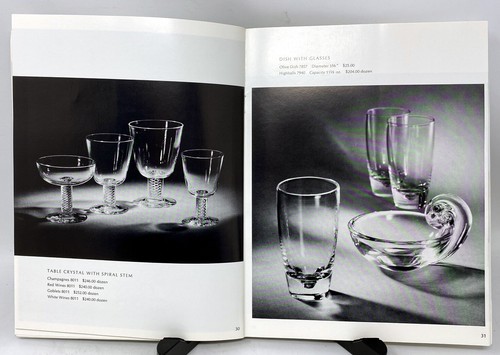 Vintage Spring 1963 Steuben Crystal Glass Catalog Brochure Gump's San Francisco - Picture 8 of 8