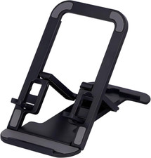 ABS Foldable Phone Stand, Portable Cell Phone Stand Bracket for Desk and Adjusta