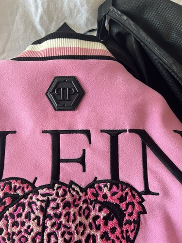 Philipp Plein Varsity bomber monsters Jacket color red size M - Picture 7 of 9