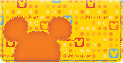 Mickey Fun-tastic Leather Checkbook Cover - Picture 1 of 2