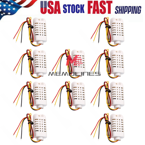 1-10PCS AM2302B DHT22 Temperature Humidity Digital Sensor Probe For Arduino USA
