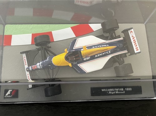 1:43 Atlas 1992 Williams FW14B  Nigel Mansell #5 - 1992 F1 Drivers Champion - Bild 5 von 6