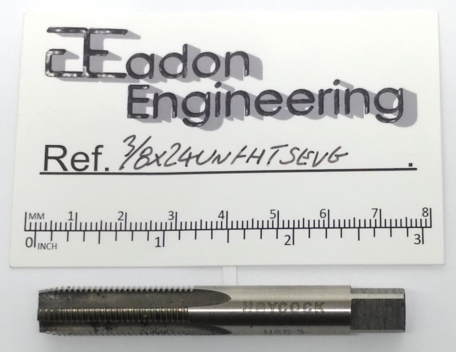 3/8" x 24TPI UNF (Unified National Fine) Tap or Tap Set, HSS. By Top Brands. - Picture 41 of 63