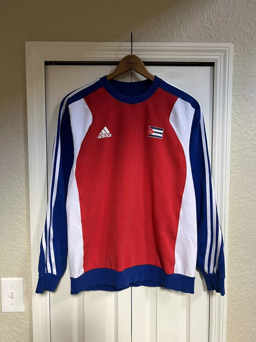 Adidas Cuba Baseball Crewneck Sweatshirt Men's Size: Large | eBay