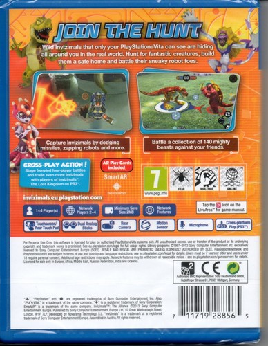 INVIZIMALS: THE ALLIANCE GAME PS VITA PLAYSTATION (invisimals) ~ NEW / SEALED - Picture 2 of 3