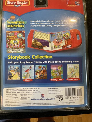 Story reader books and Cartridge PI Kids Sponge Bob New Sealed - Picture 4 of 8