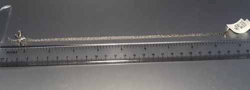 COLLAR LIBÉLULA DIAMANTE PLATA ESTERLINA PROPIEDAD APROX 19” L NUEVO CON ETIQUETAS - Imagen 4 de 7