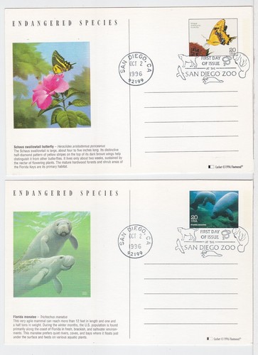 TurtlesTradingPost- Endangered Species 1996 #UX264-71 6 Maximum Cards - Picture 4 of 7