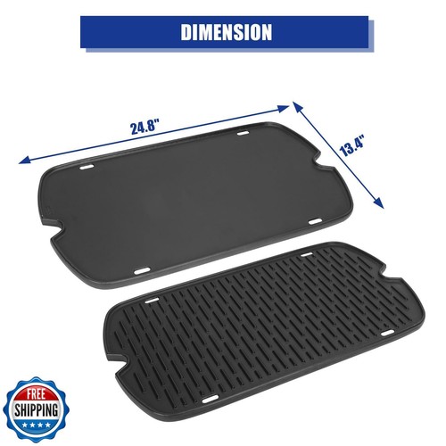 AJinTeby Cast Iron Griddle for Weber Traveler Portable Series Gas Grills, Non - Picture 3 of 5