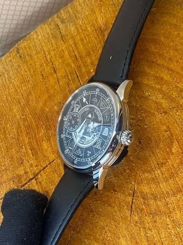 Vintage Mason Molniya Watch Mechanical Wrist Masonic Russian USSR Molnja Rare - Picture 13 of 19